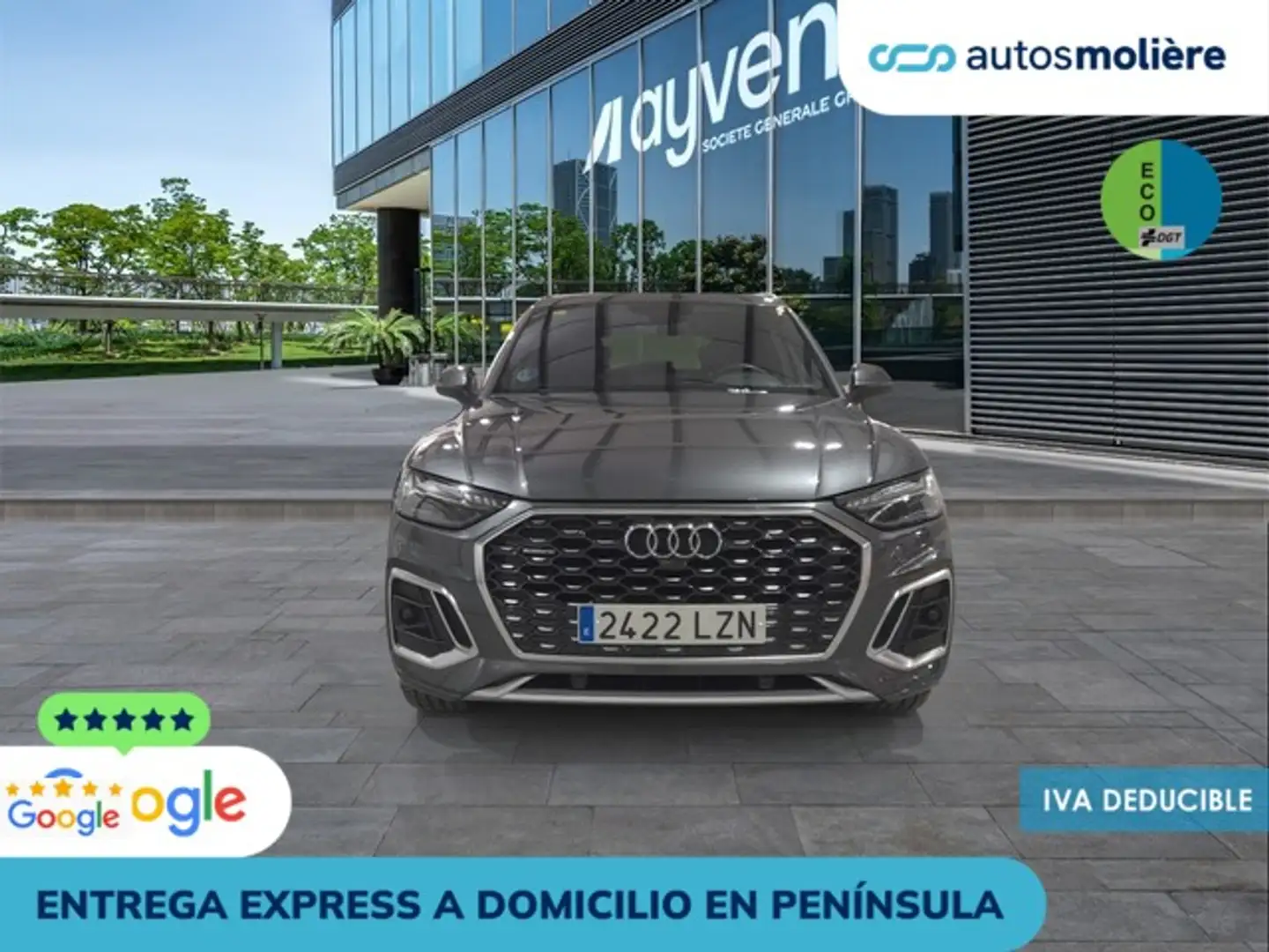 Audi Q5 Sportback 40 TDI quattro-ultra S line S tronic 150 Gris - 2