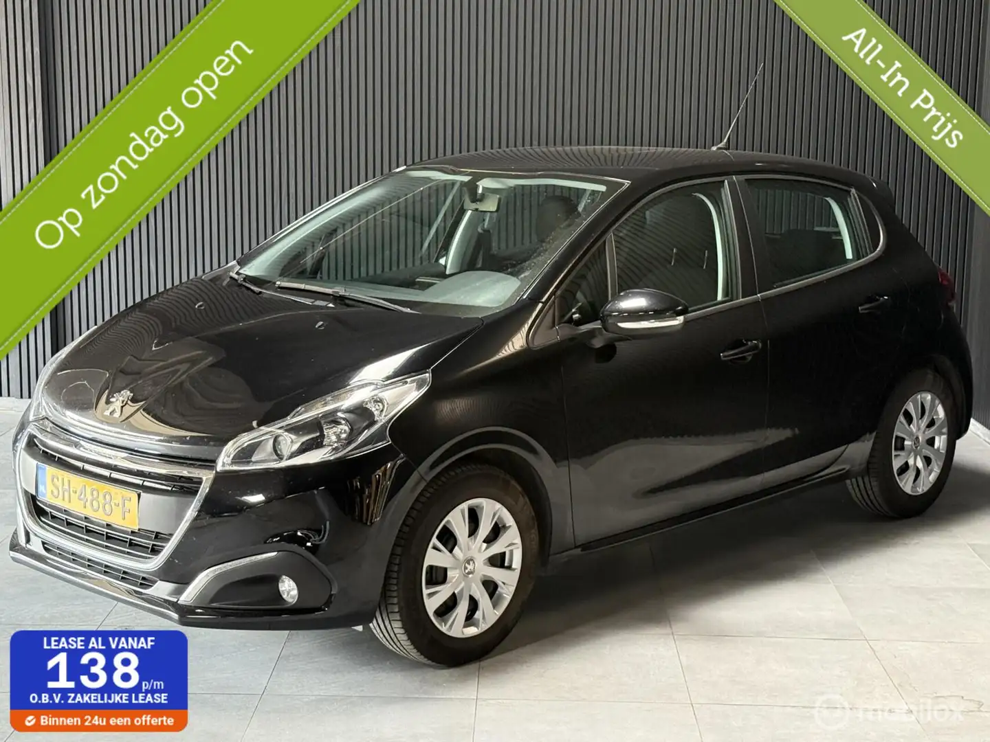 Peugeot 208 1.2 PureTech|NIEUWDRIEM|NAVI|CRUISE|NAP| Noir - 1