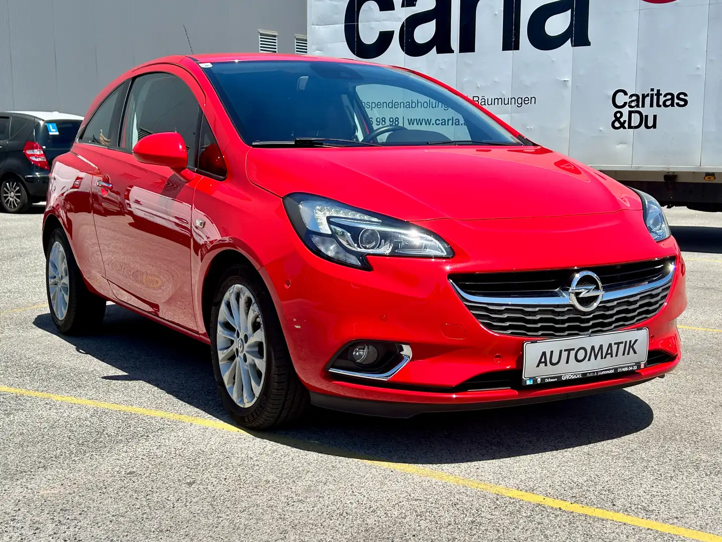 Opel Corsa Corsa 1,4 Ecotec Cosmo Aut. Rood - 1