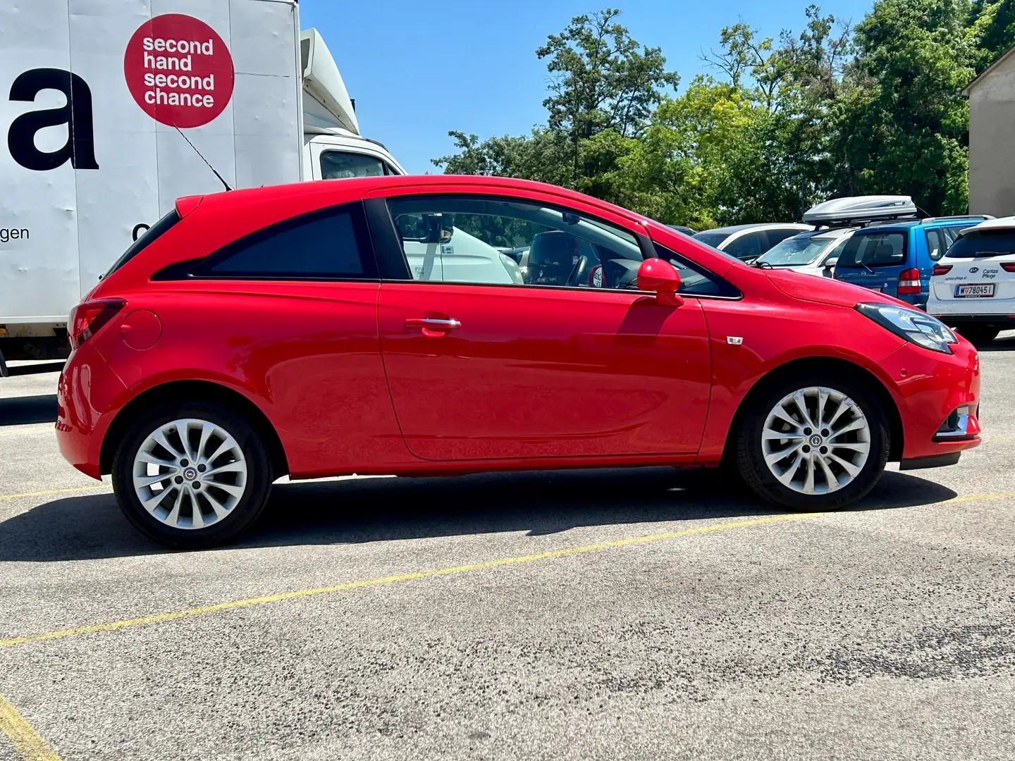 Opel Corsa Corsa 1,4 Ecotec Cosmo Aut. Rood - 2