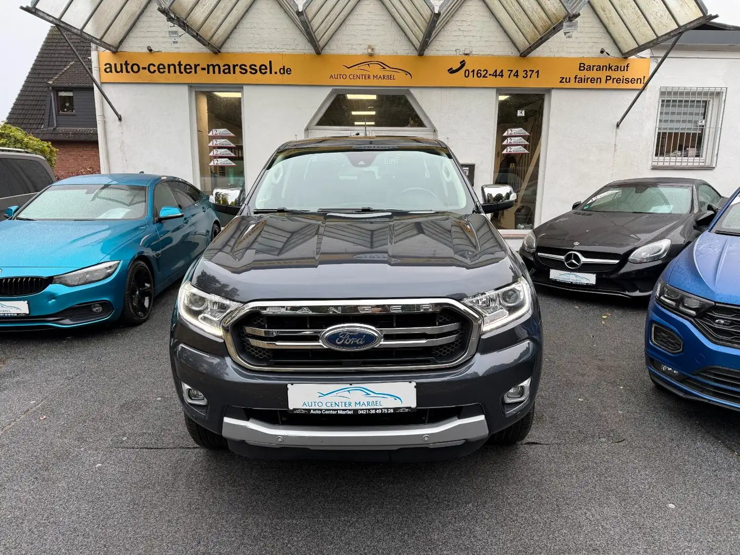 Ford Ranger Limited 4x4 AHK/BIXENON/SPURHALTE Gris - 2