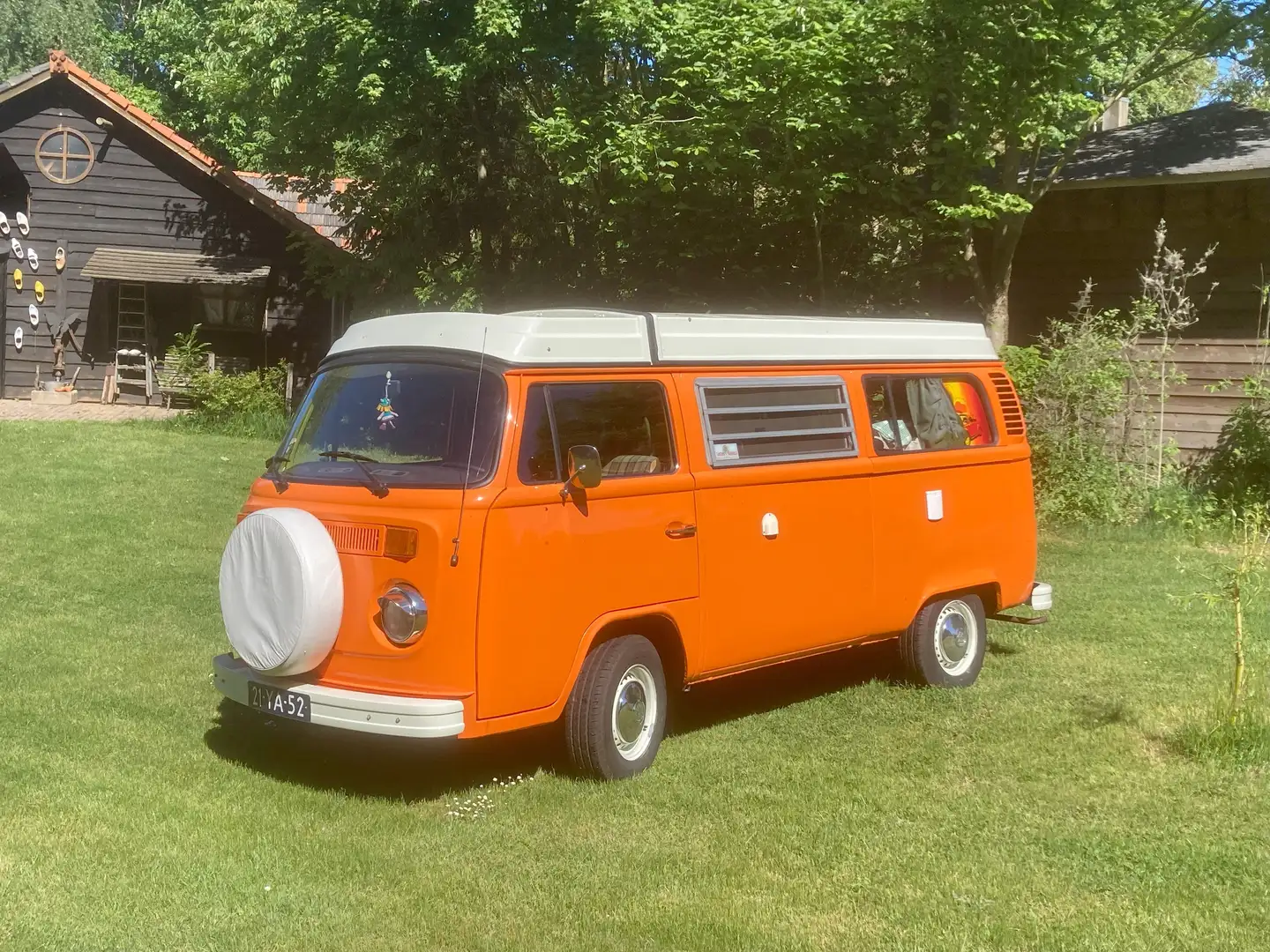 Volkswagen T2 Westfalia kampeerwagen Berlin Oranje - 1