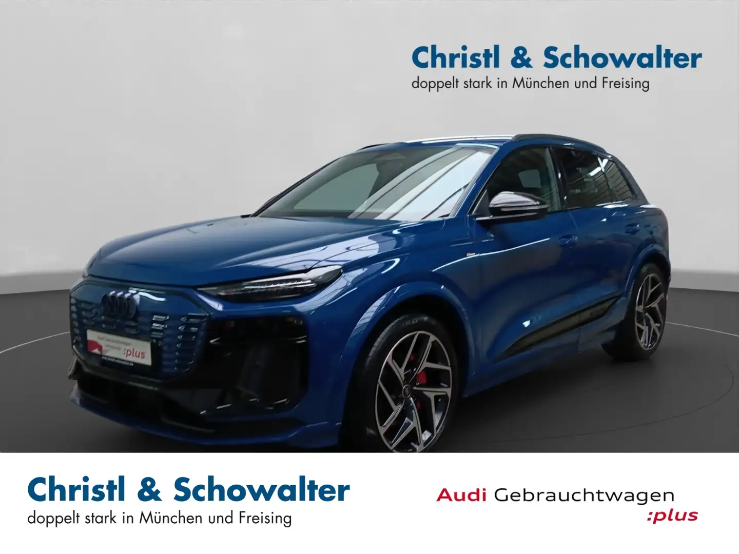 Audi Q6 e-tron SUV e-tron performance MATRIX AHK HUD 360 ACC Blau - 1