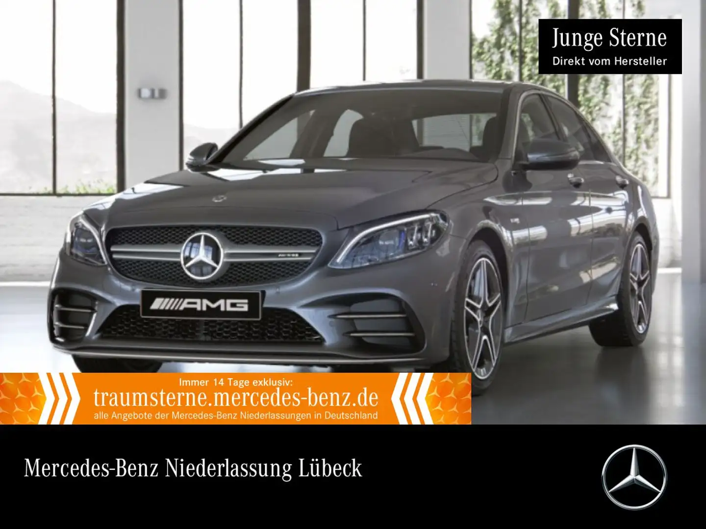Mercedes-Benz C 43 AMG C 43 4M AMG+MULTIBEAM+FAHRASS+KAMERA+KEYLESS+9G Gris - 1
