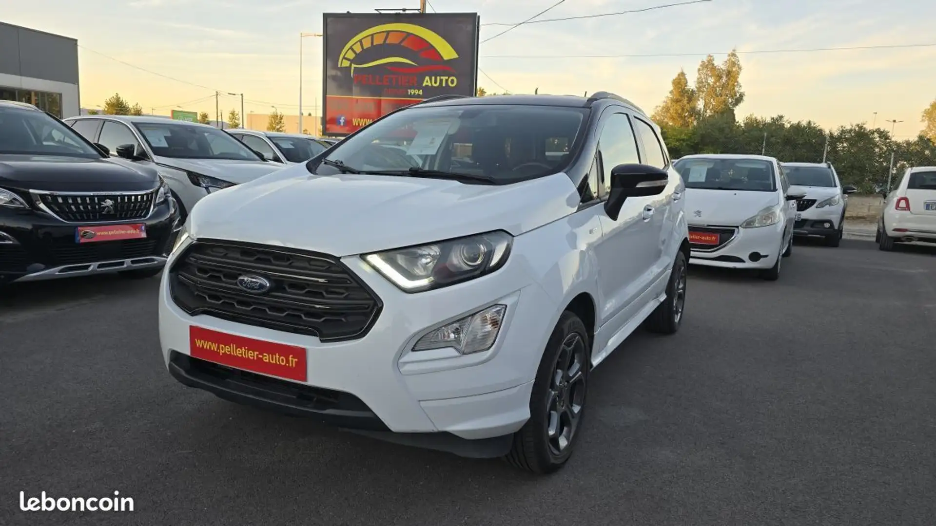 Ford EcoSport 1.0 125 BVM6 ST-Line Blanc - 1