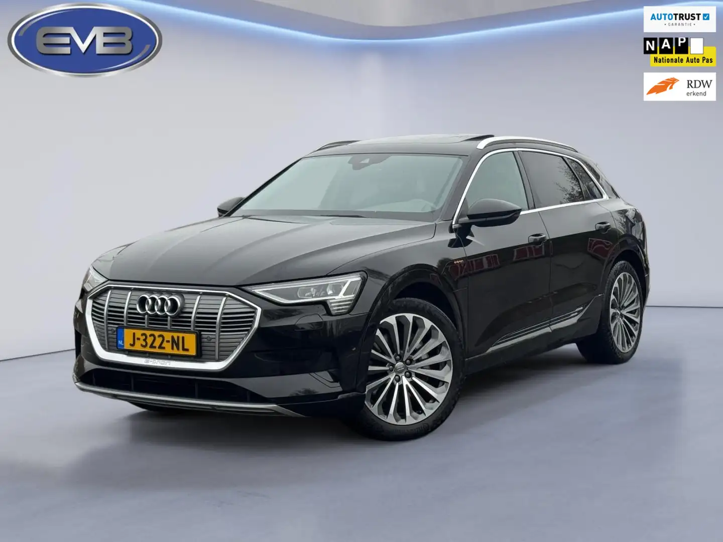 Audi e-tron Quattro edition Plus, 1 e eigenaar, SOH 91 %, pano Negro - 1