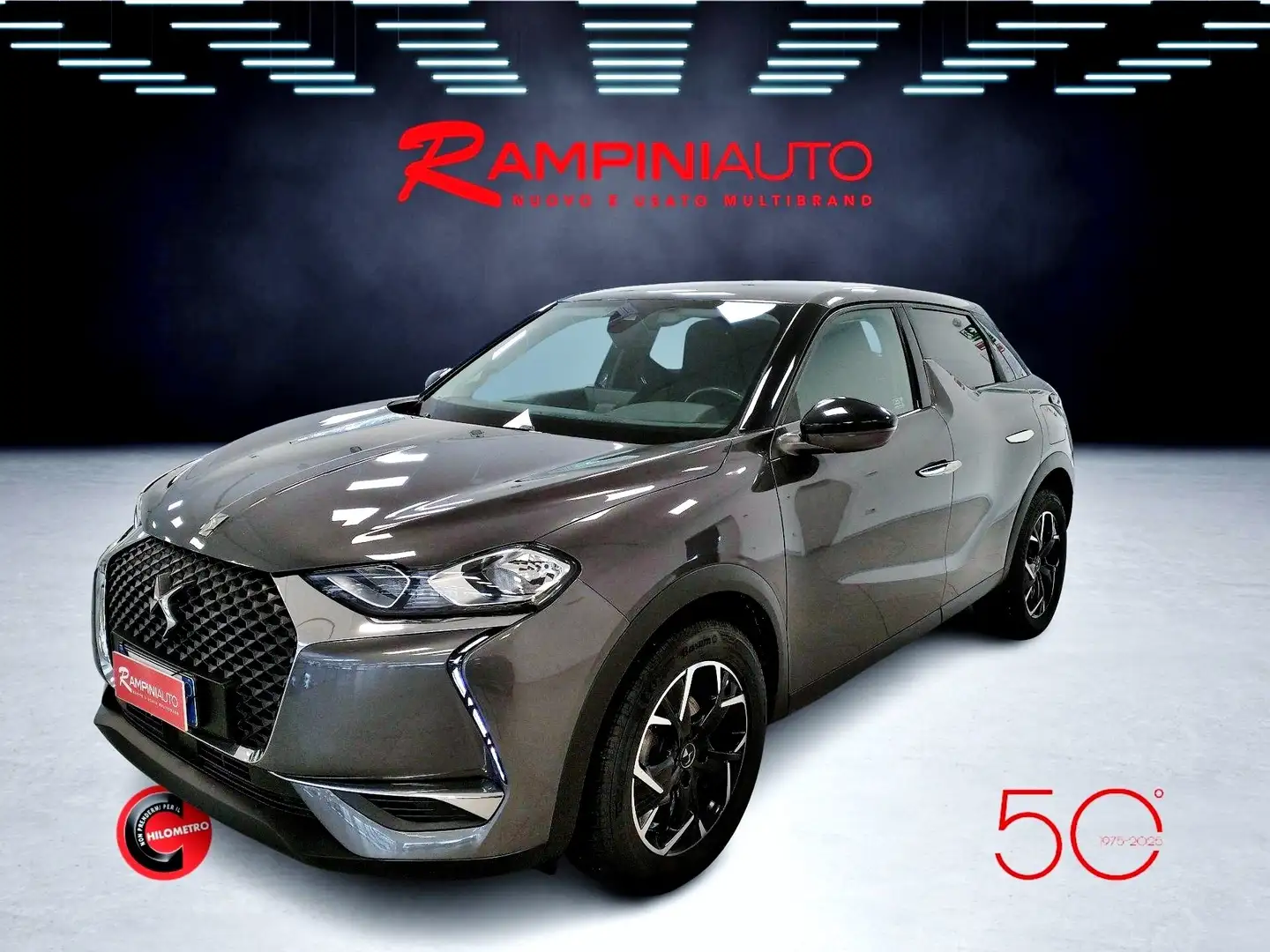 DS Automobiles DS 3 Crossback PureTech 101cv So Chic Km 62.000 Pronta Consegna Grigio - 1