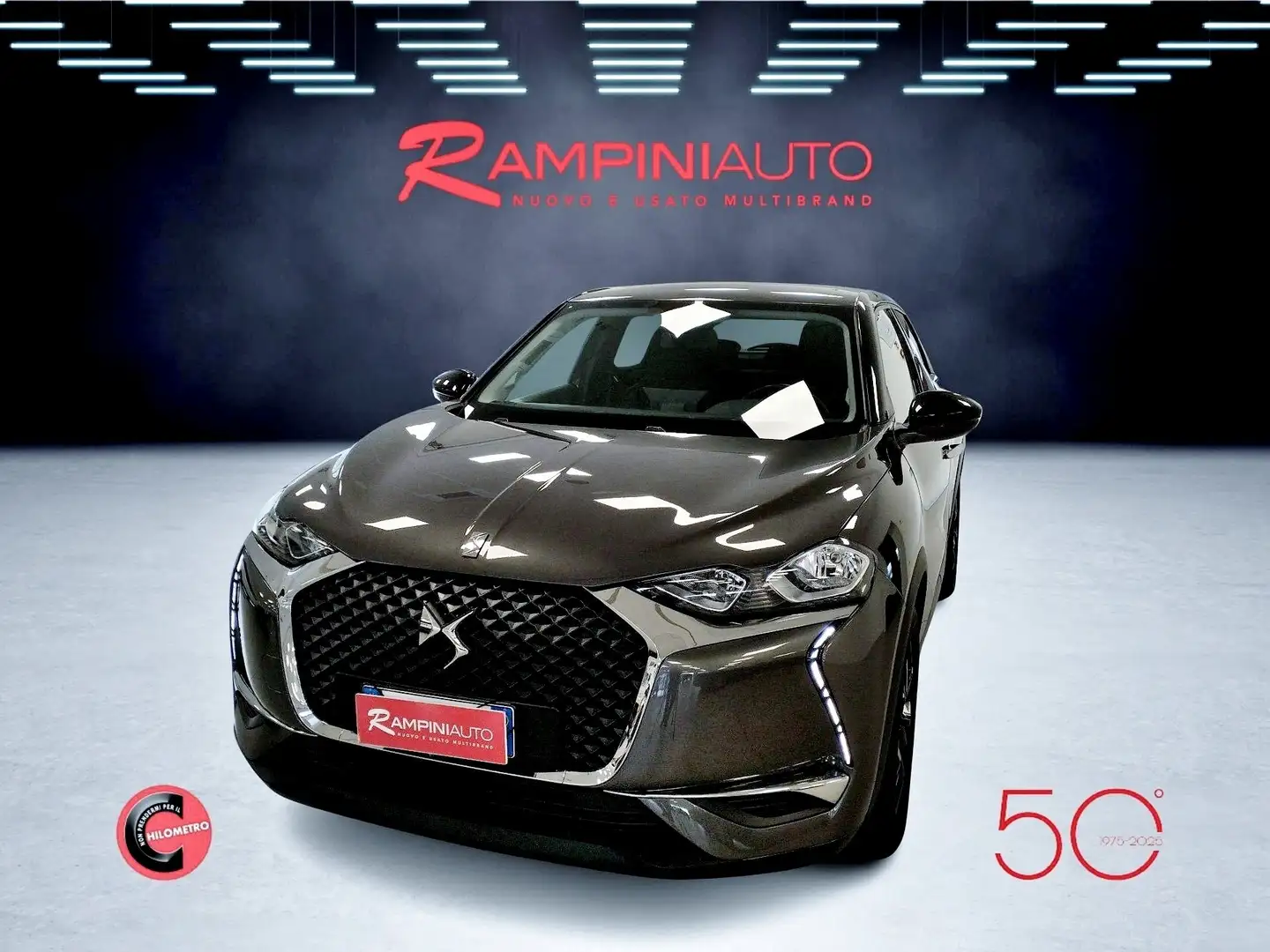DS Automobiles DS 3 Crossback PureTech 101cv So Chic Km 62.000 Pronta Consegna Grigio - 2