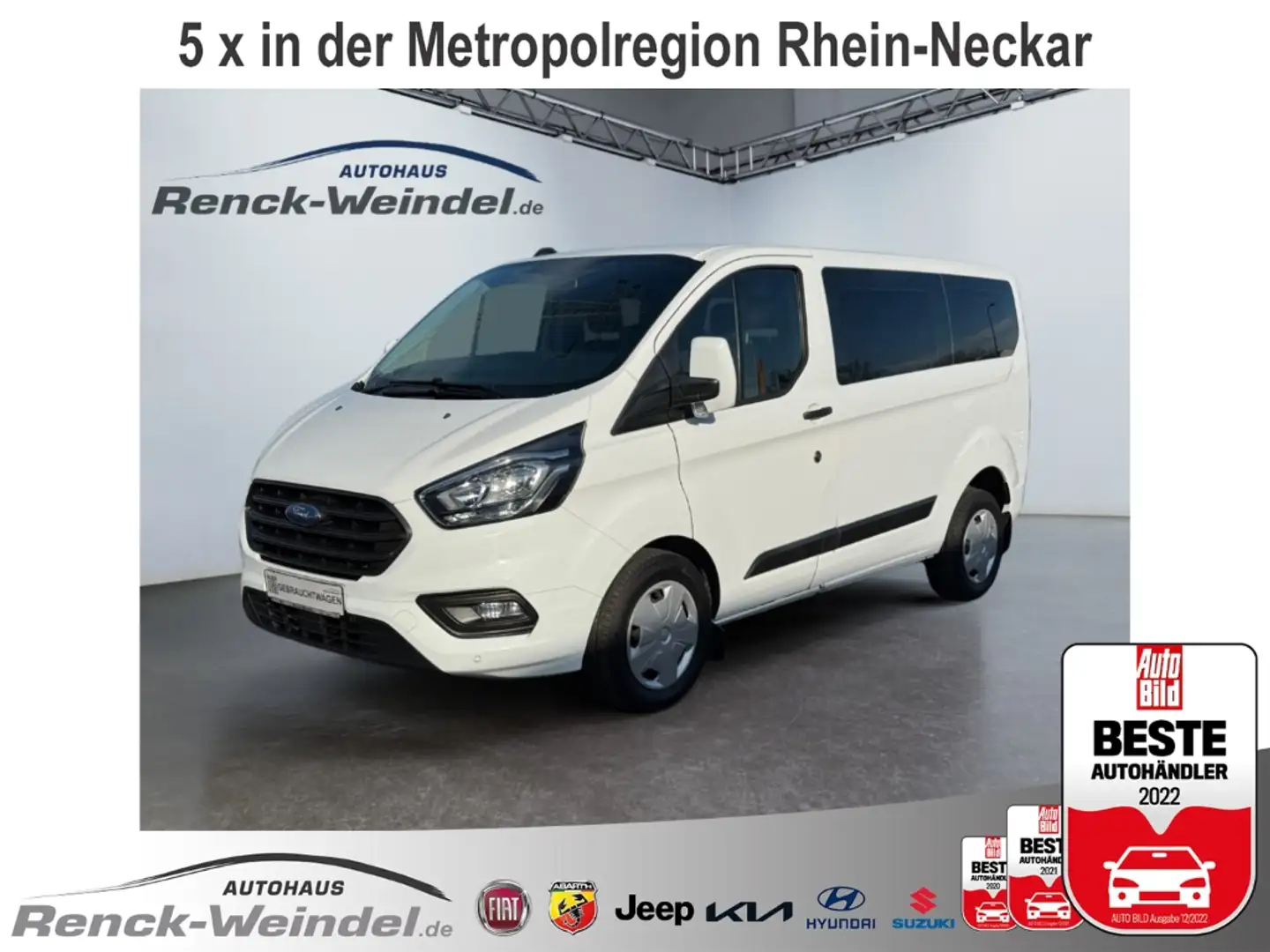 Ford Transit Custom Tourneo L1 2.0 TDCi Trend Dyn. Kurvenlicht DAB Not Weiß - 1