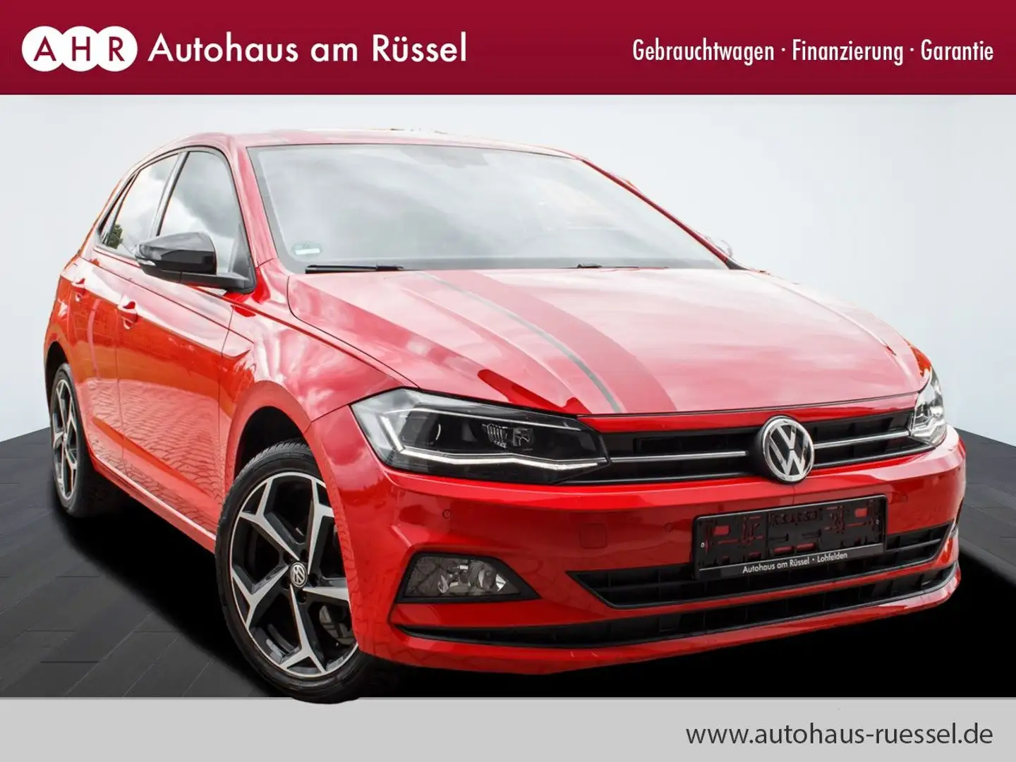Volkswagen Polo VI beats DSG *LED*APP*ACC*Kessy*Kamera* Rot - 1