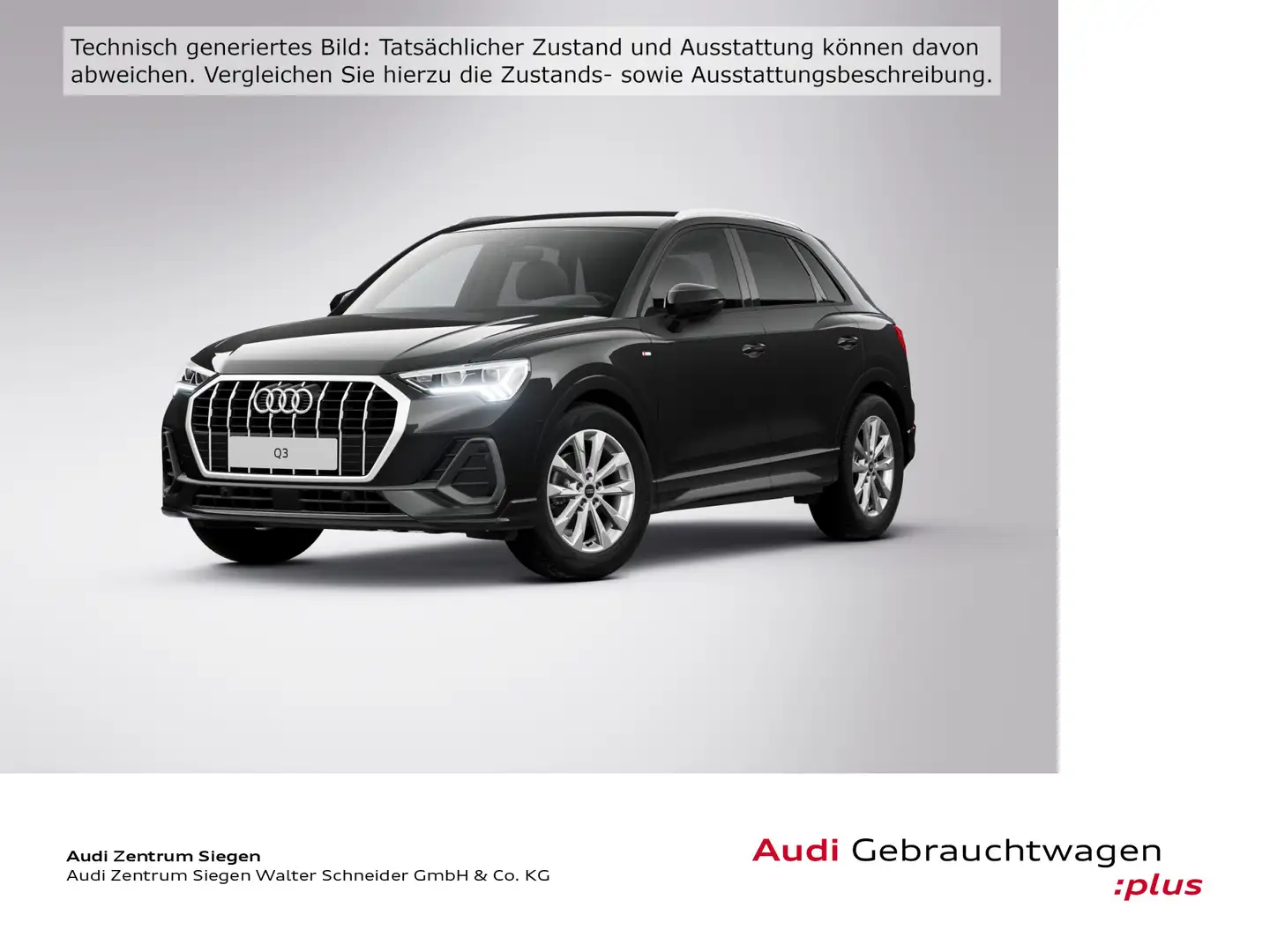 Audi Q3 35 TDI 2x S line LED RFK AHK Schwarz - 1