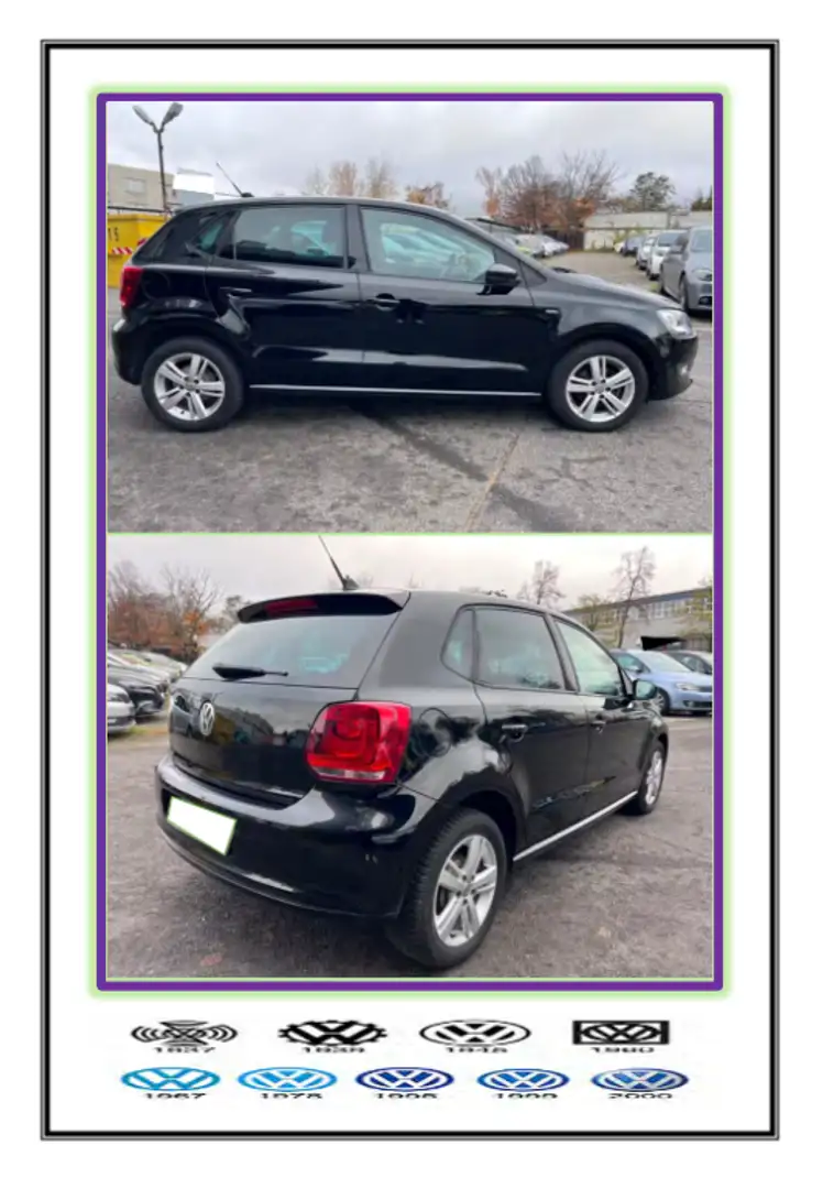 Volkswagen Polo Pequeño Manual de 5 Puertas Schwarz - 2