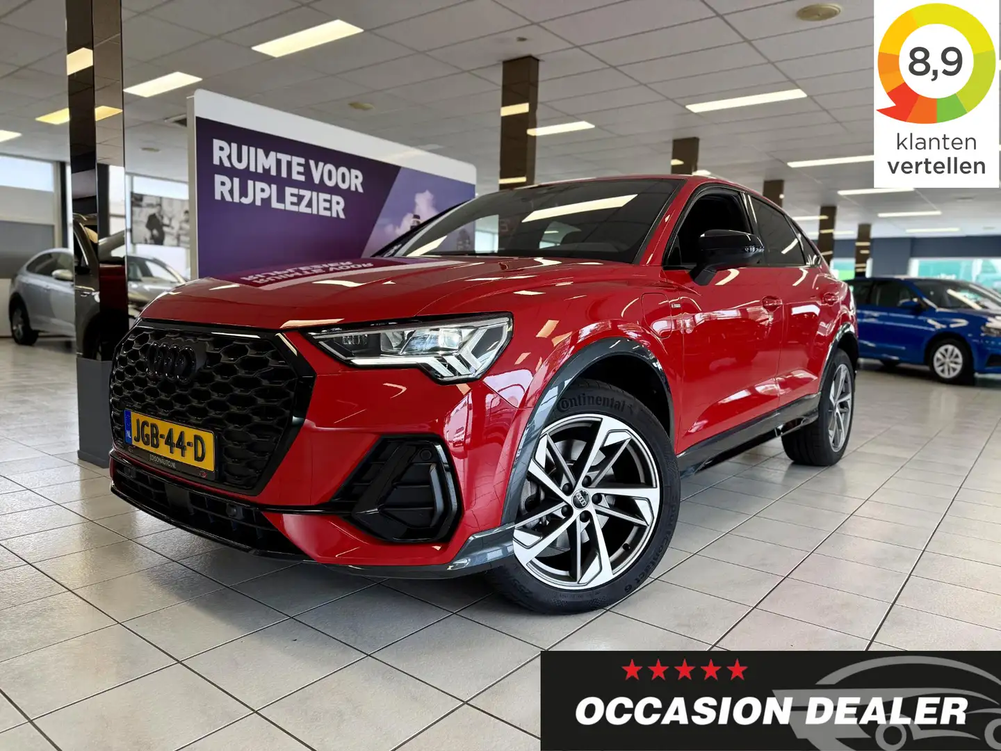 Audi Q3 Sportback 45 TFSI e S Edition *CAM*LM19*MMI+*ADAP* Rood - 1