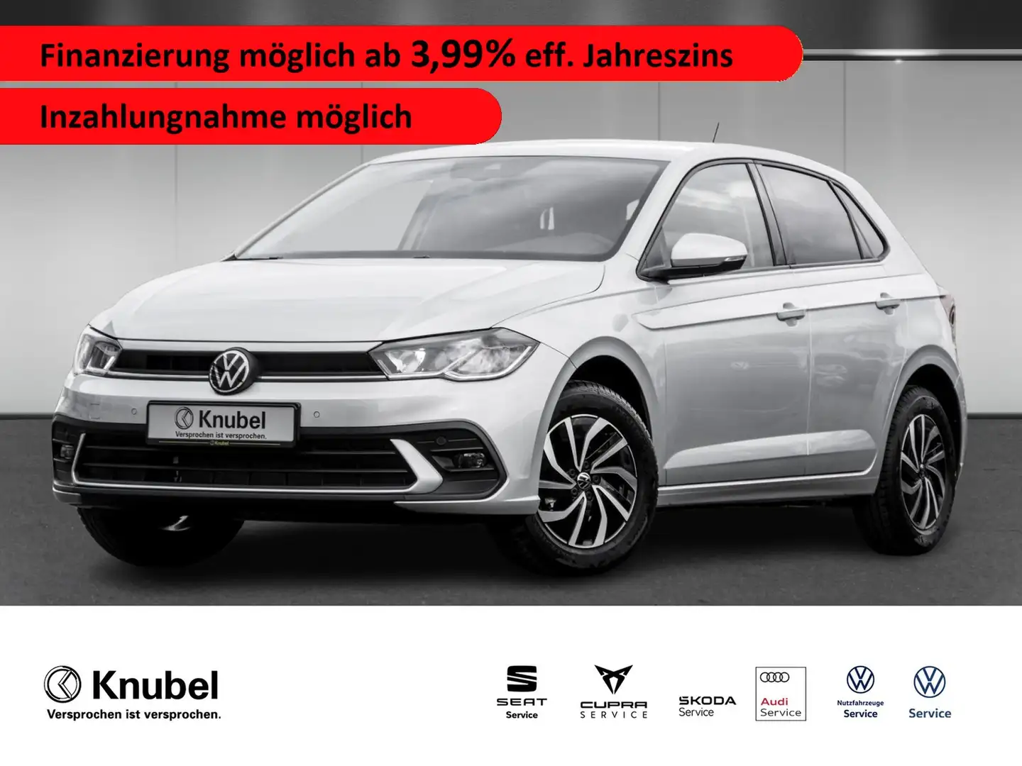 Volkswagen Polo Life 1.0 LED/Ready2Discover/Ganzj.reifen Argintiu - 1