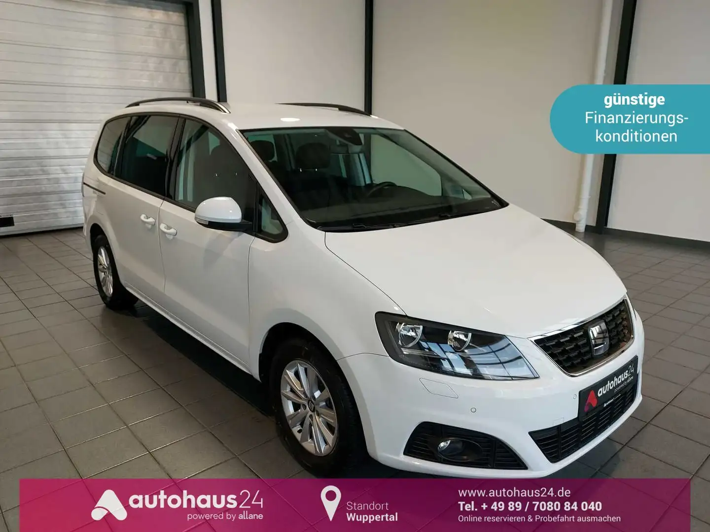 SEAT Alhambra 1.4 TSI Style 7Sitze|Navi|CAM|Tempomat| Weiß - 1