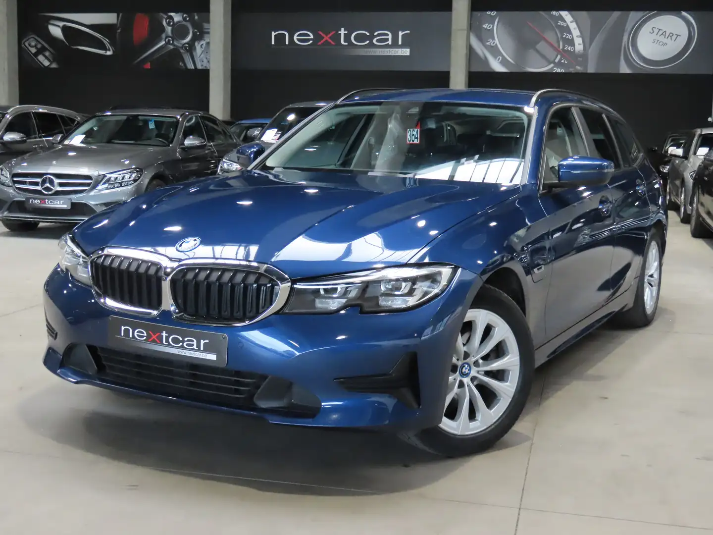 BMW 320 eA Touring Sportline NAVIPRO-LED-CUIR SPORT-CAMERA Bleu - 1