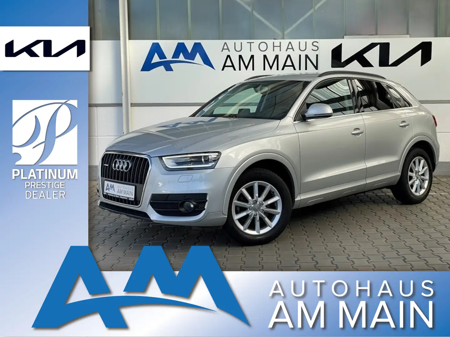 Audi Q3 2.0 TDI quattro | BiXenon | NAVI | S-tronic Argent - 1