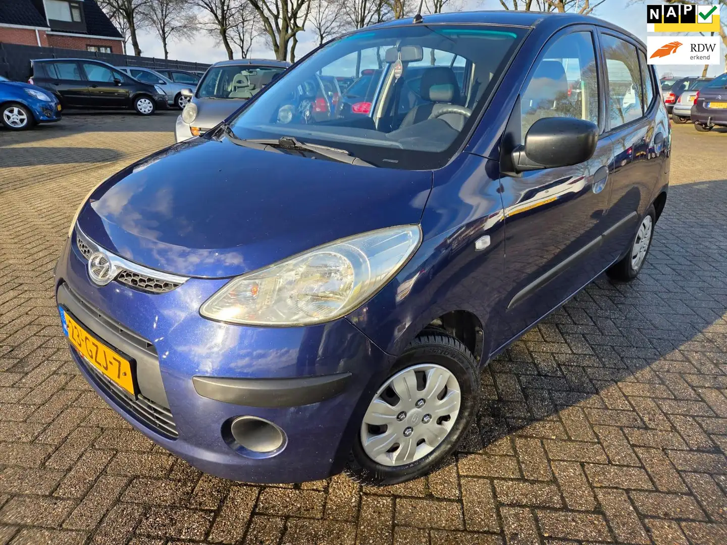 Hyundai i10 1.1 Active 5Drs 2008. Stuurbekrachtiging/CV/Elektr Blau - 1