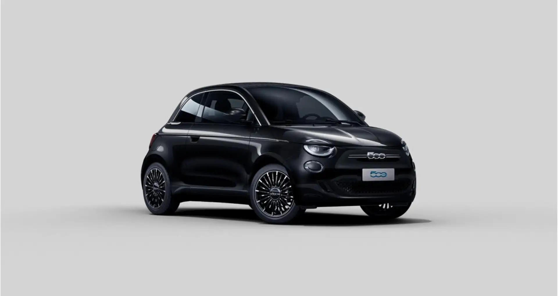 Fiat 500e Cabrio La Prima 🌟 LED / NAVI / Kamera / Sitzheizu Schwarz - 1