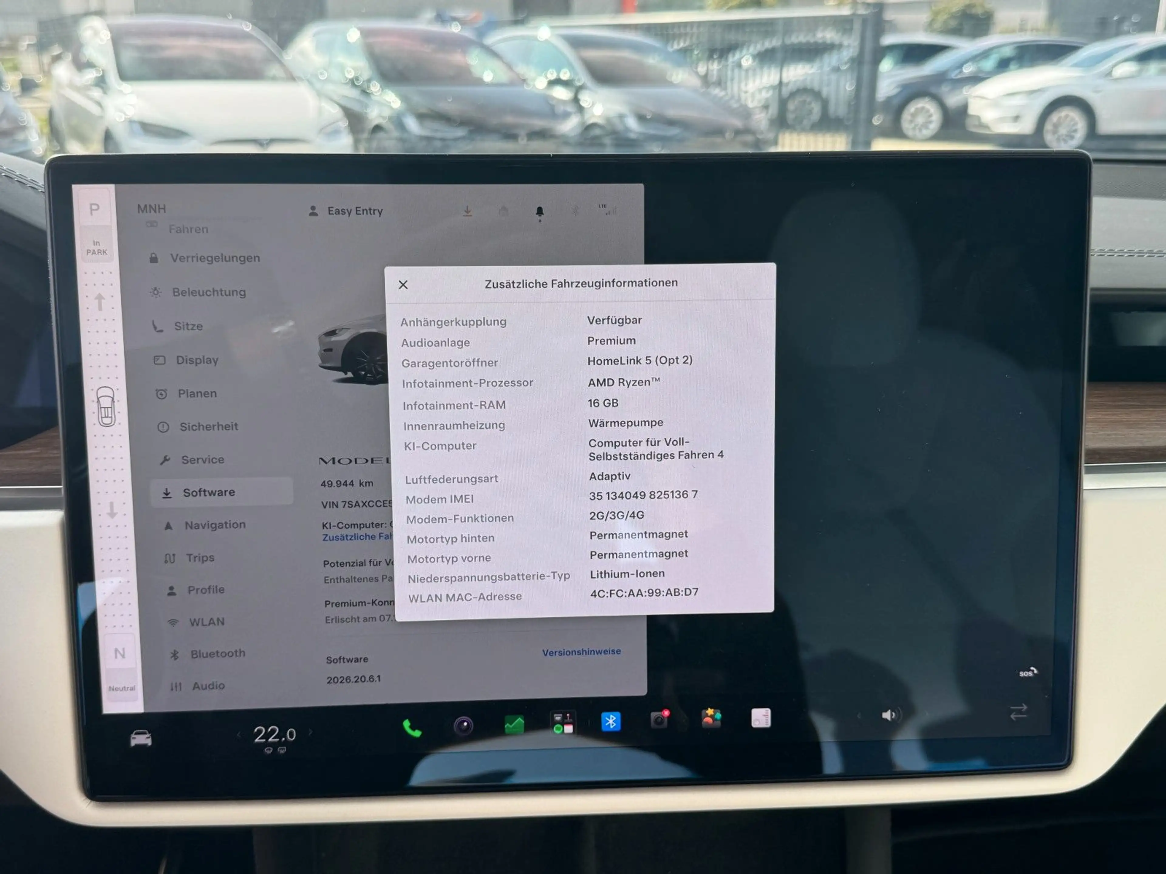 Tesla Model X MODEL X PALLADIUM |  FULL SELF DRIVE 4 AI | 22'' — photo 11