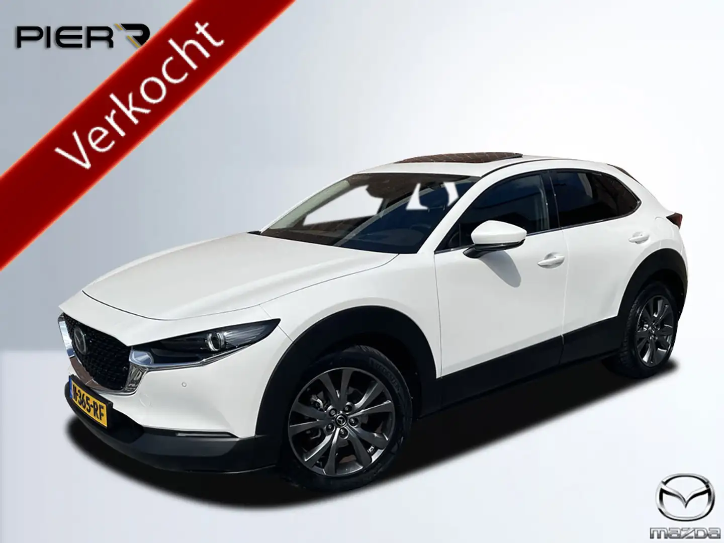Mazda CX-30 2.0 e-SkyActiv-X 180 M Hybrid Luxury | AUTOMAAT | Wit - 1
