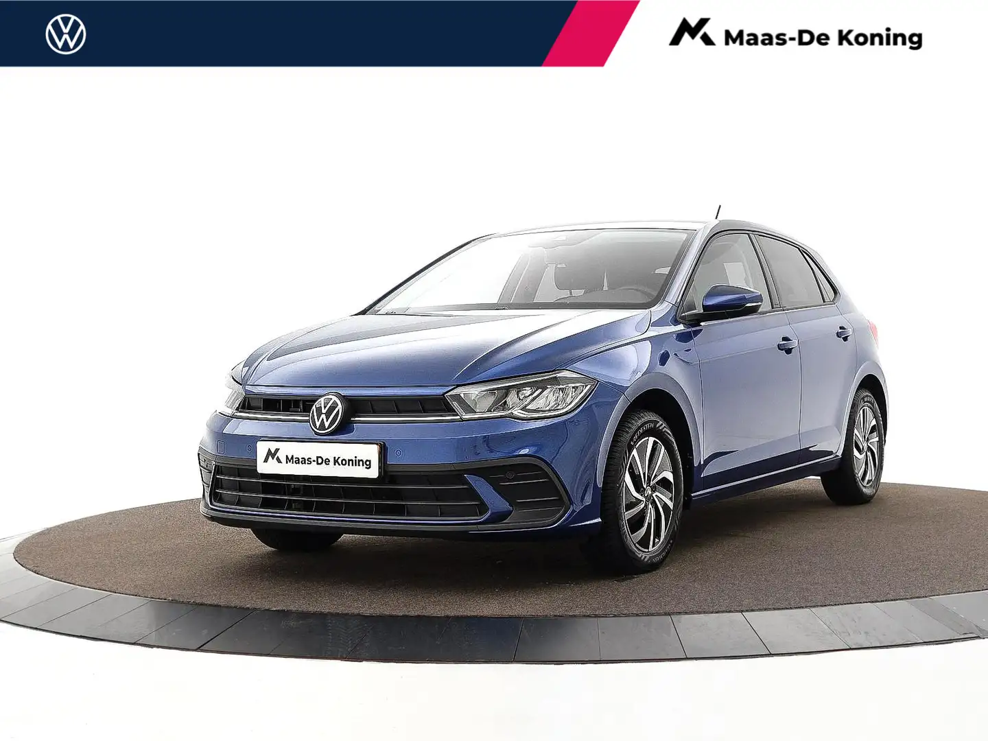 Volkswagen Polo 1.0 TSI 95pk Life · Apple/Android Car Play · P-Sen Bleu - 1
