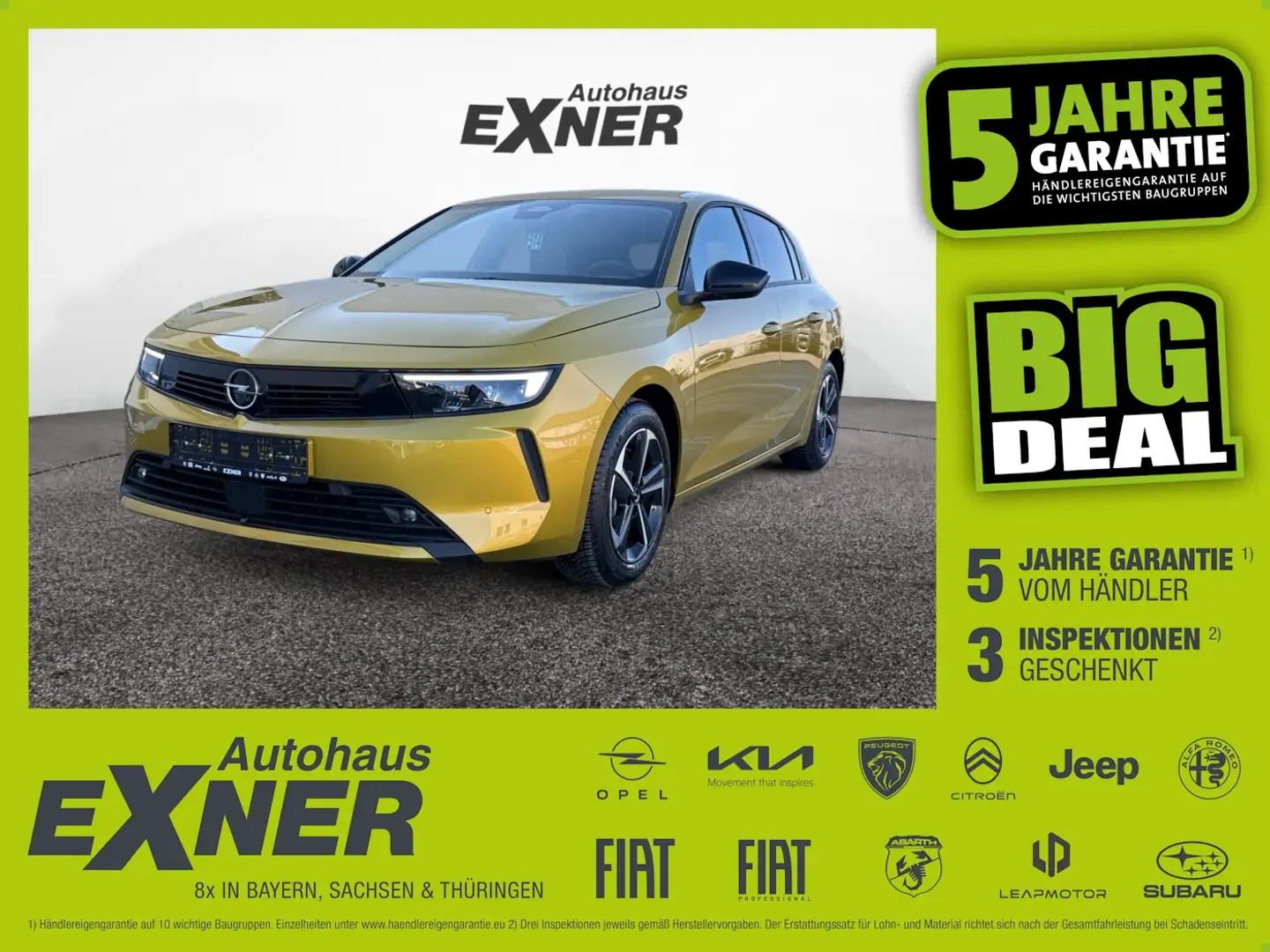 Opel Astra L 1.2 Turbo EDITION *LED*PDC*Klima*AGR*DAB Jaune - 1