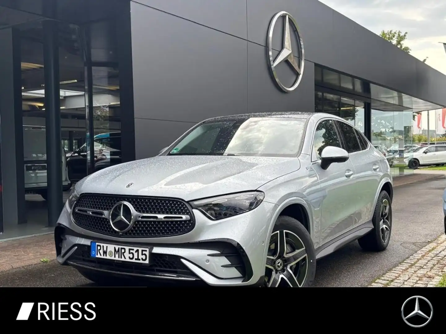 Mercedes-Benz GLC 300 de 4M Coupé EQ AMG+AHK+PANO+MEMORY+360°+ Silber - 1