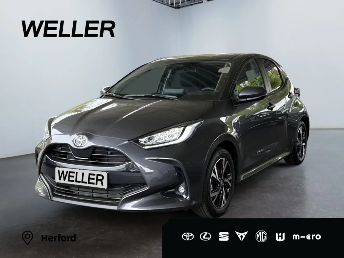 Toyota Yaris Hybrid 116 1.5 Teamplayer *LED*CarPlay*CAM* Grau - 1
