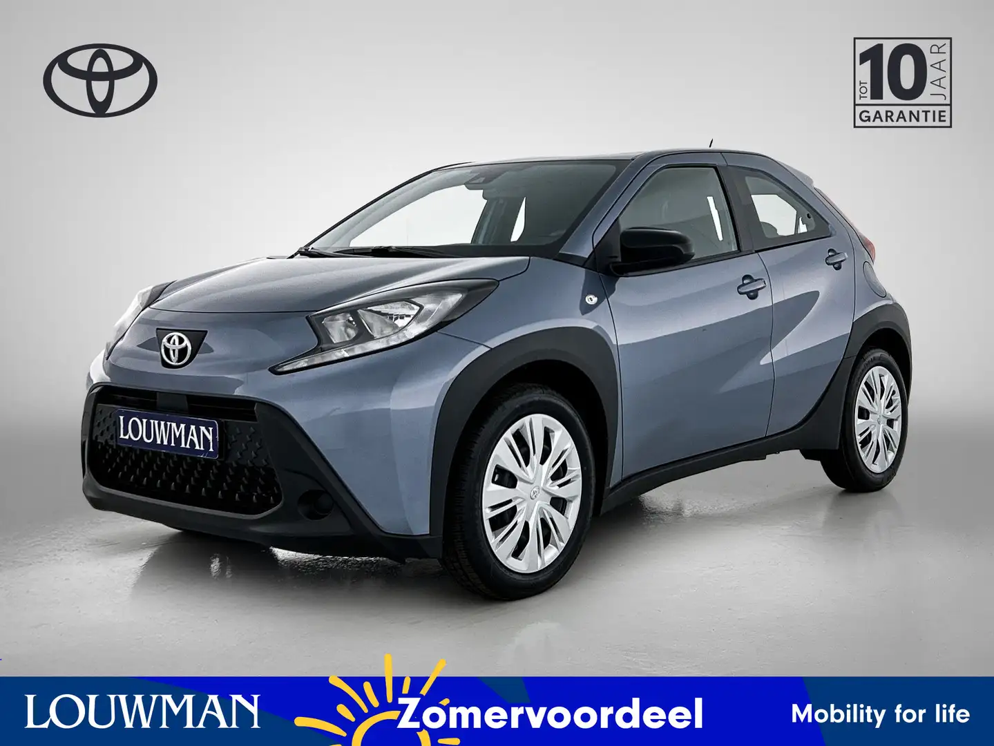 Toyota Aygo X 1.0 VVT-i MT Play - Louwman Zin in Zomervoordeel a Grijs - 1