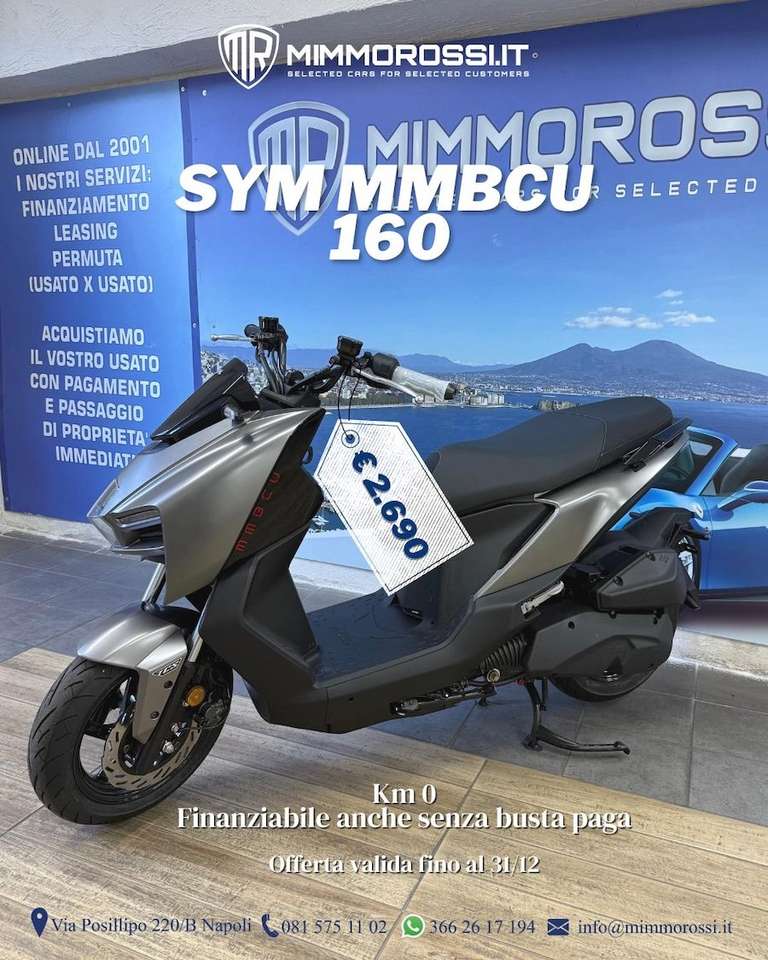 SYM Others MMBCU 160 KM0 OFFERTA SPECIALE FINO AL 31/12/25