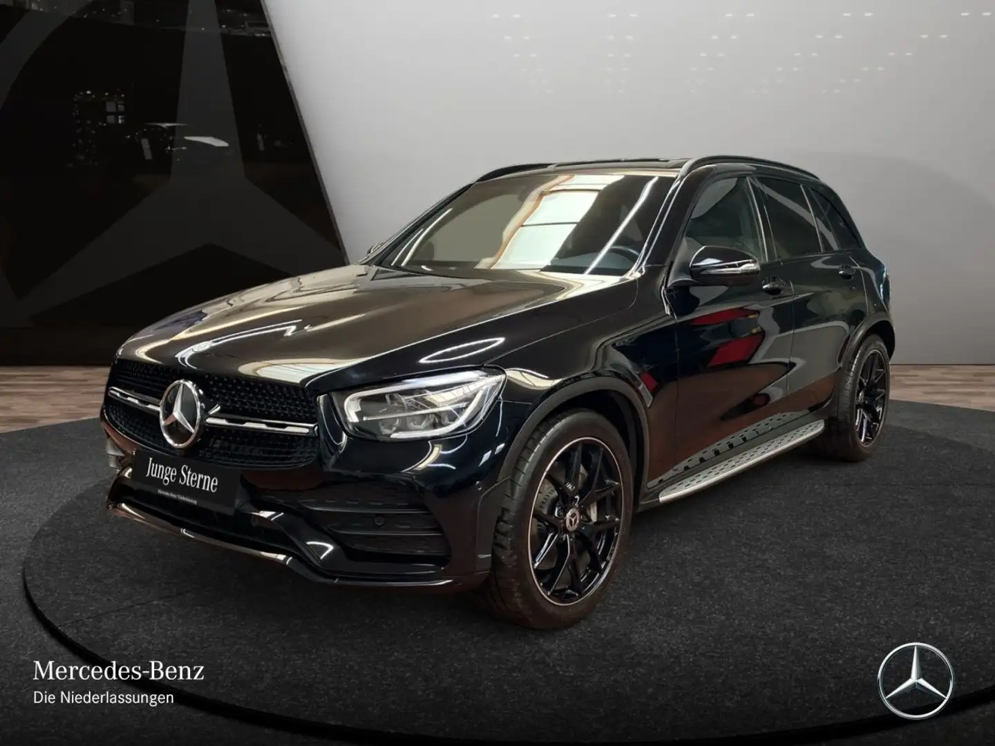 Mercedes-Benz GLC 400 d 4M AMG+NIGHT+360+AHK+LED+STHZG+KEYLESS Schwarz - 2