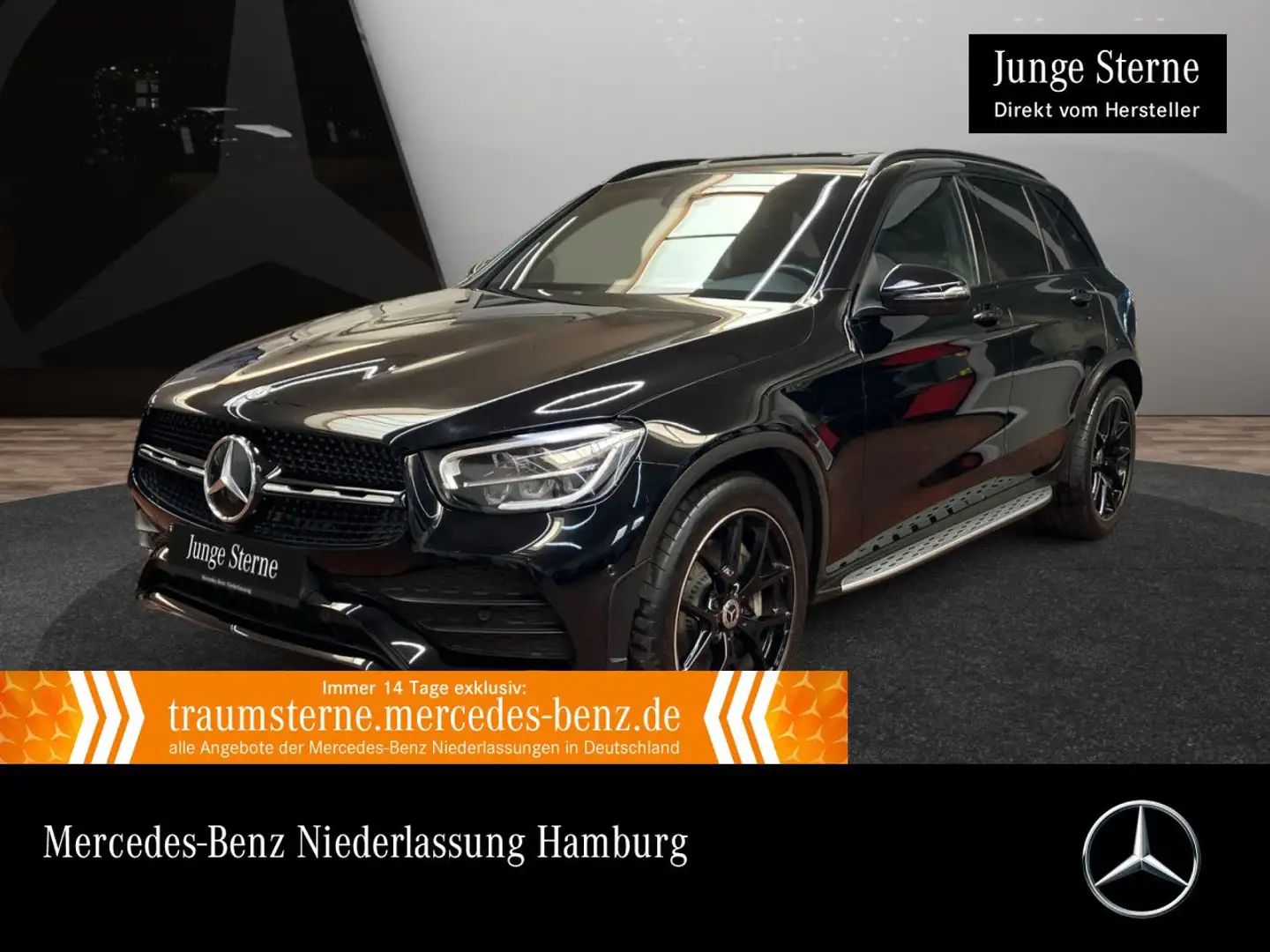 Mercedes-Benz GLC 400 d 4M AMG+NIGHT+360+AHK+LED+STHZG+KEYLESS Schwarz - 1