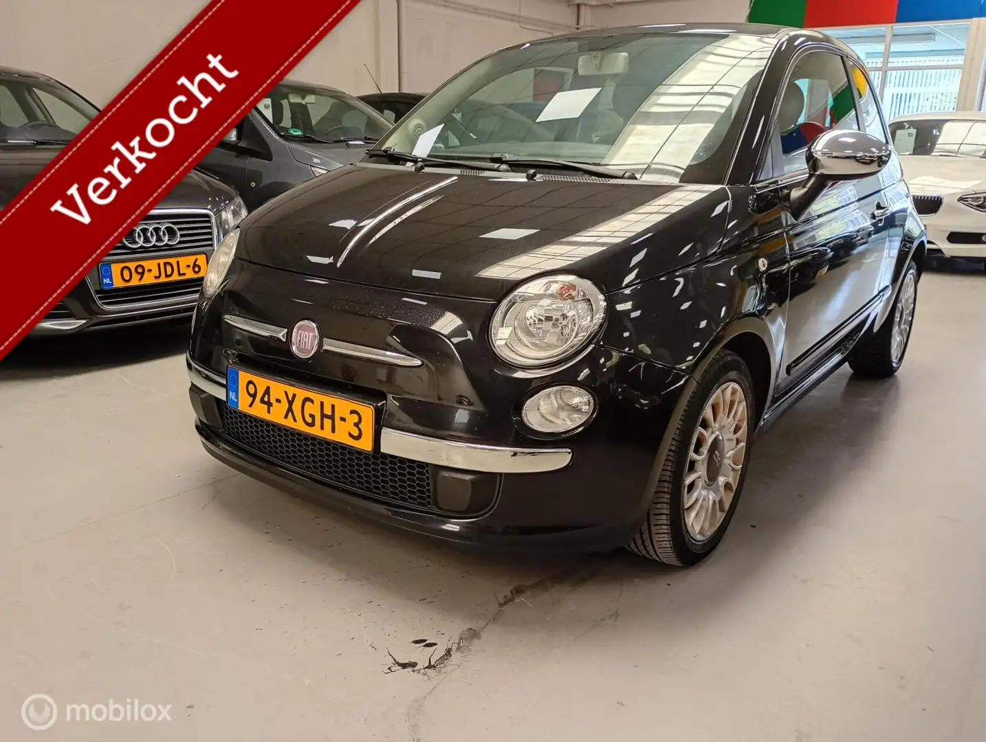 Fiat 500 0.9 TwinAir Easy NAP/Bj.2012 / Airco Schwarz - 1