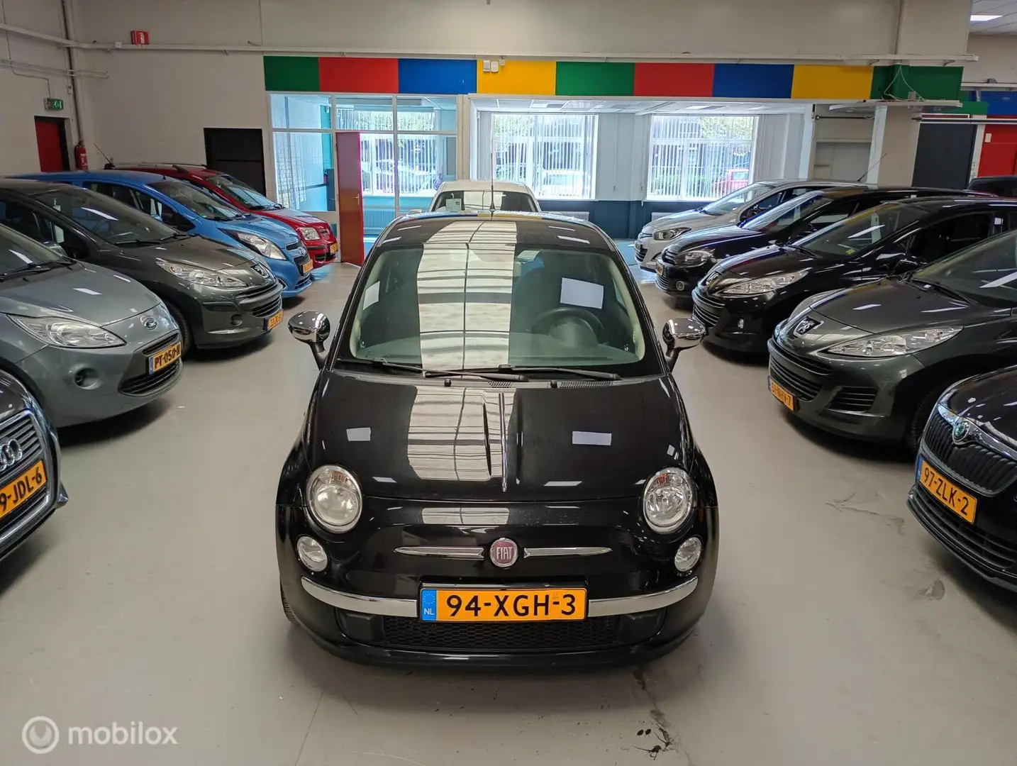 Fiat 500 0.9 TwinAir Easy NAP/Bj.2012 / Airco Schwarz - 2