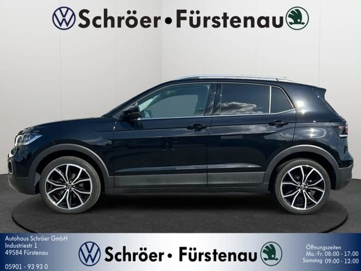 Volkswagen T-Cross 1.0 TSI DSG Style X-tra (LED ACC NAVI) Schwarz - 2