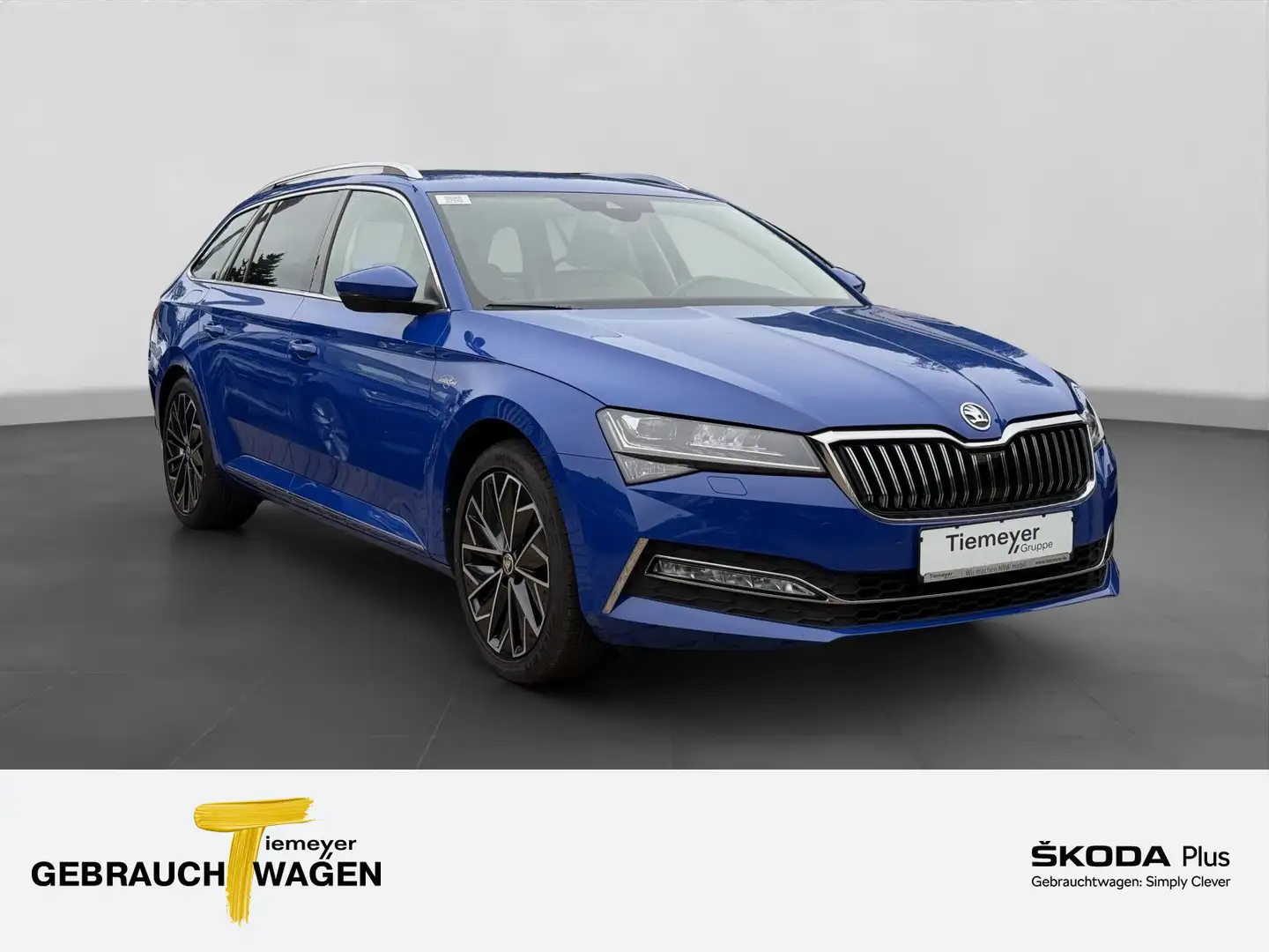Skoda Superb Combi 1.5 TSI DSG L&K LEDER LM18 CANTON K Blau - 1