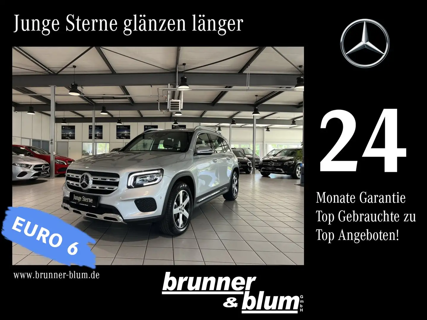 Mercedes-Benz GLB 180 GLB 180 d Progressive,MBUX,LED,Easy Pack,DAB,PTS Silber - 1