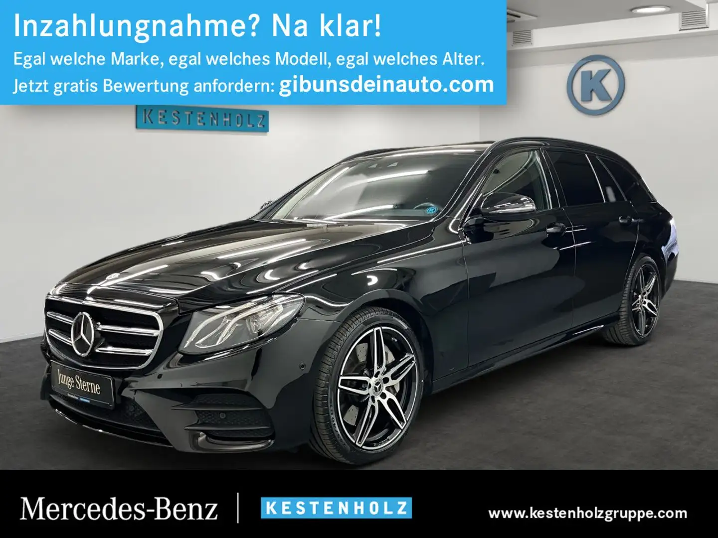 Mercedes-Benz E 400 d T-Modell 4Matic  AMG+NIGHT+KAMERA+DISTRO Nero - 1