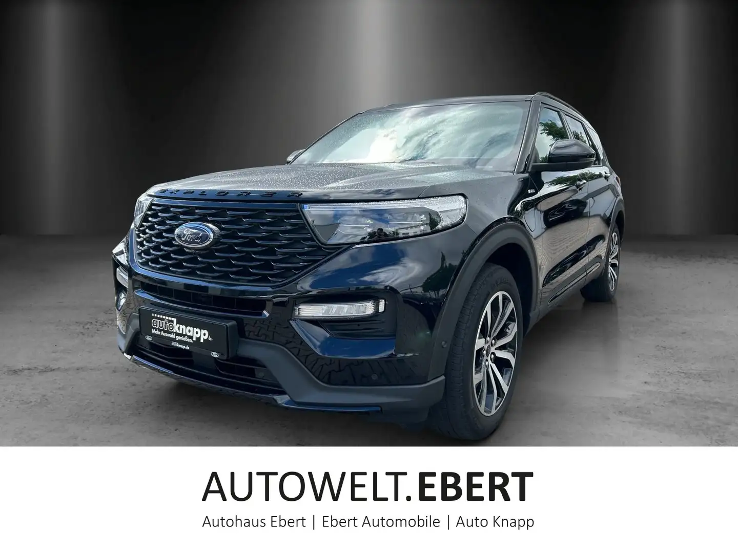Ford Explorer 3.0 EcoBoost Plug-in-Hybrid ST-Line St/St Schwarz - 1