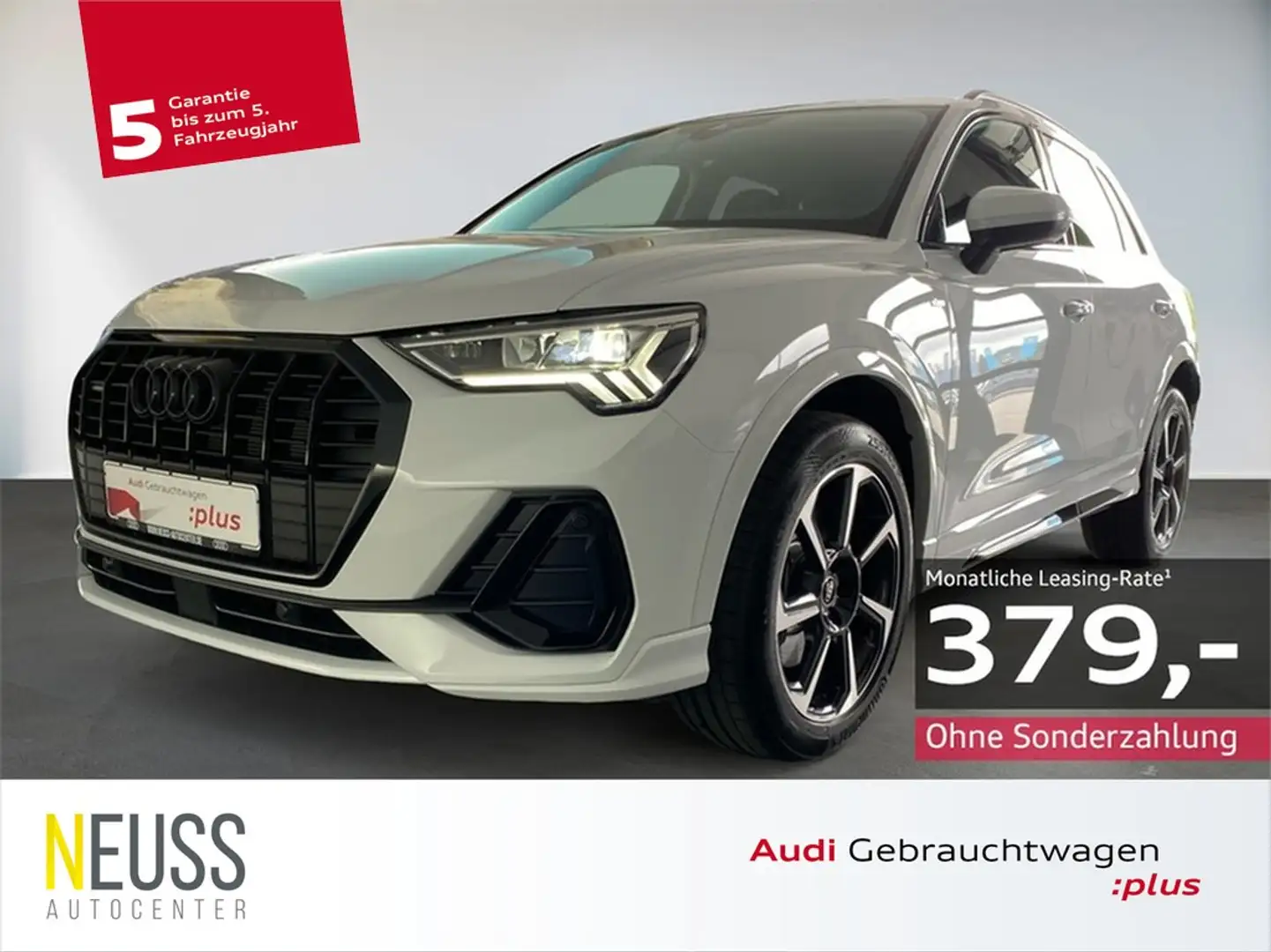 Audi Q3 40 TFSI quattro S line AKTION+AHK+ACC+STHZG+RFK... Wit - 1