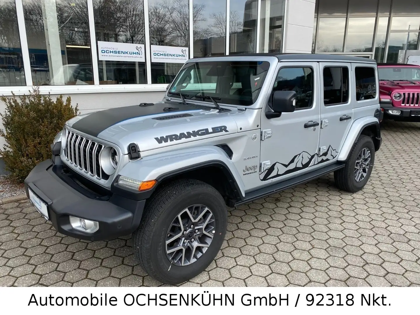 Jeep Wrangler 2.0 Sahara / Leder, el. Sky-One Dach Silber - 1