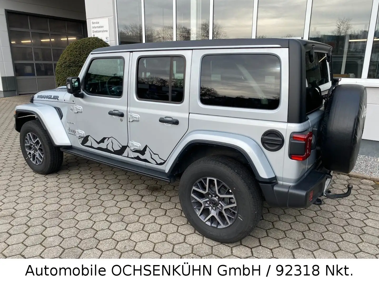 Jeep Wrangler 2.0 Sahara / Leder, el. Sky-One Dach Silber - 2