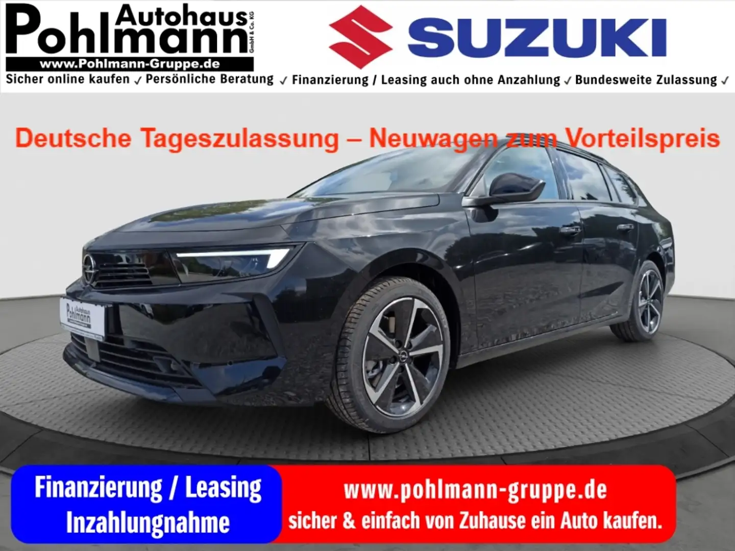 Opel Astra L Sports Tourer Edition 1.2 Komfort-Paket Top Auss Noir - 1
