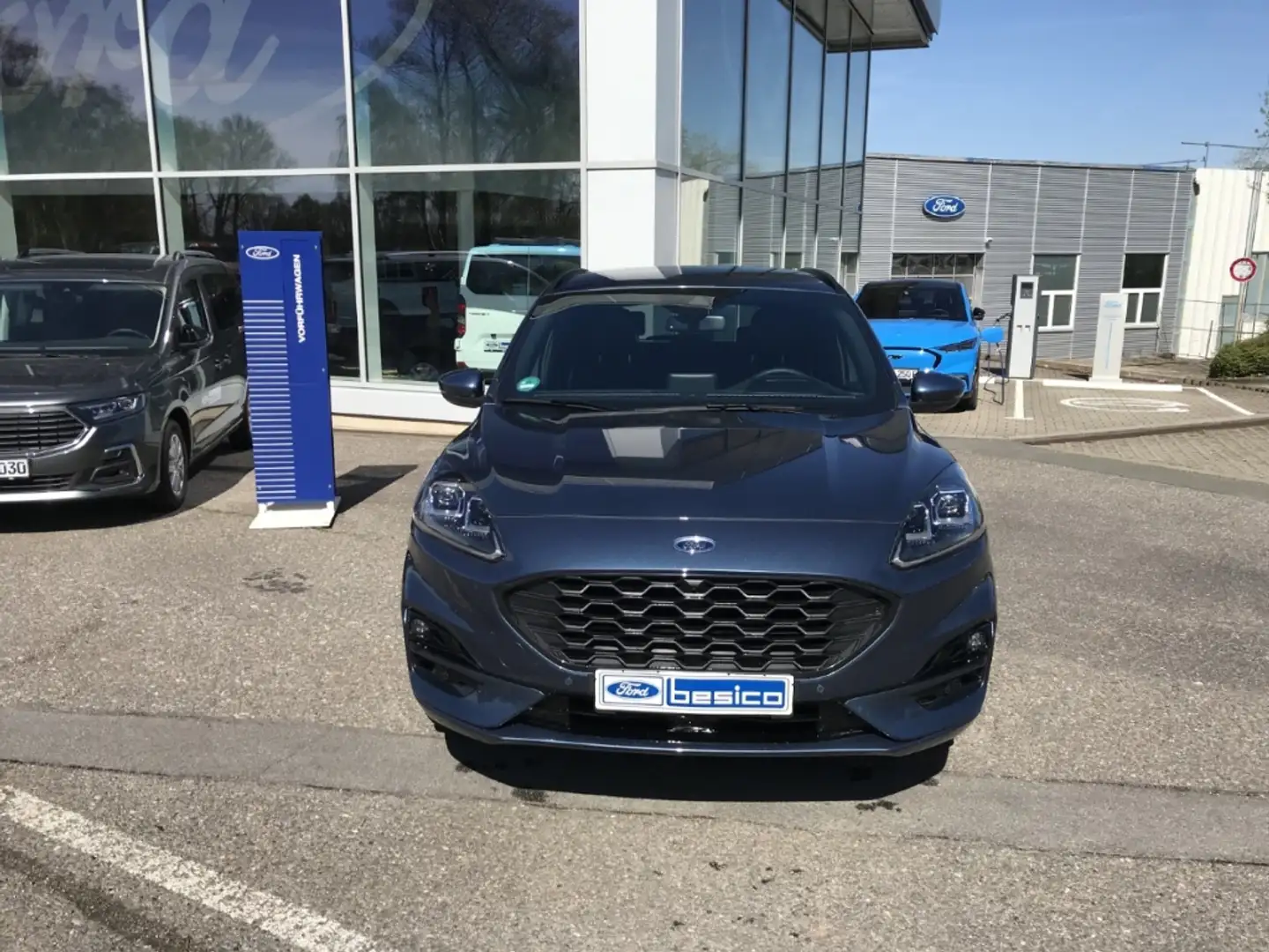 Ford Kuga ST-Line X FHEV+B&O+BLIS+ACC+LED+NAV+DAB+PDC+ Blau - 2