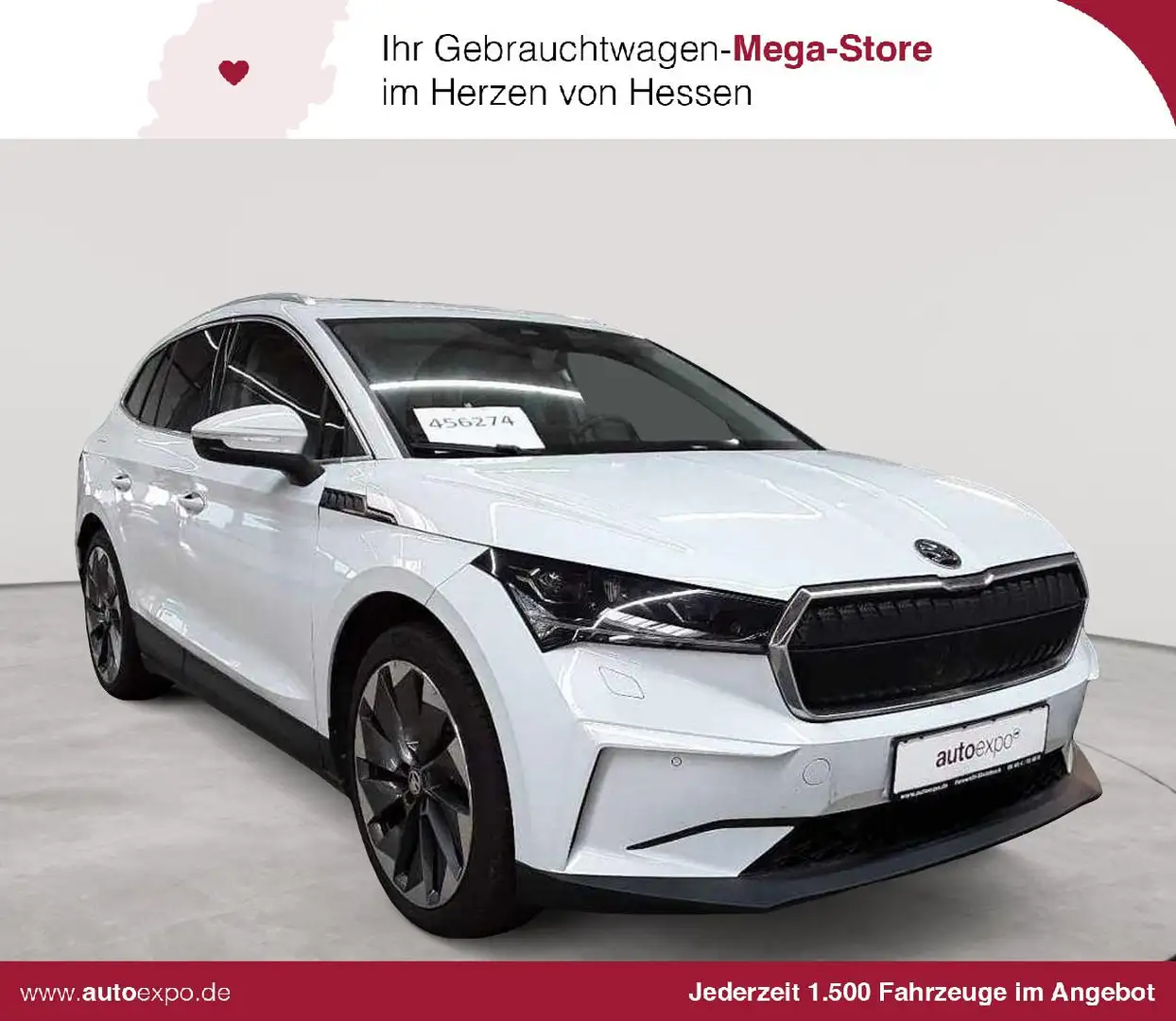 Skoda Enyaq Enyaq iV 80 PANO AHK 21" MATRIX Weiß - 1