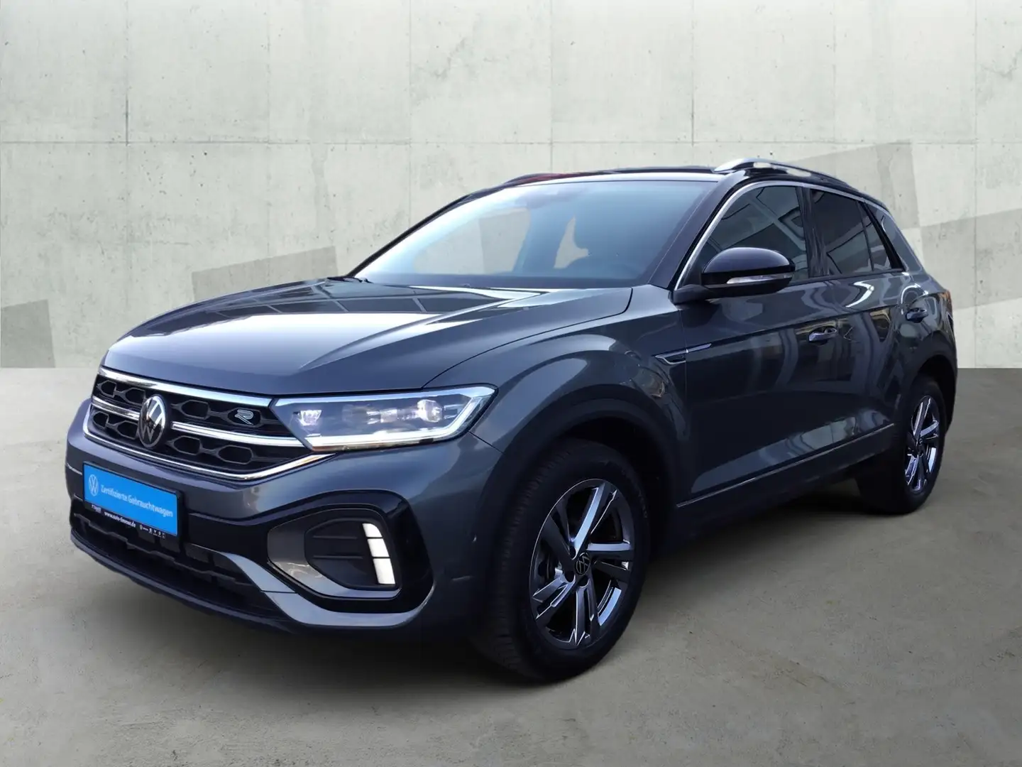Volkswagen T-Roc 2.0 TDI DSG R-LINE *AHK *LED *ACC *RKAM *NAVI * Grau - 2