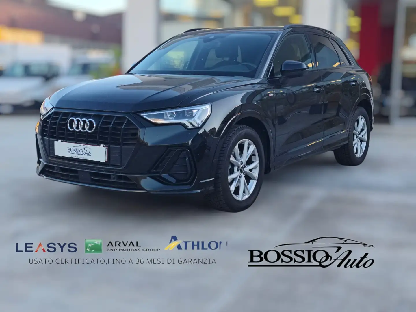 Audi Q3 35 2.0 tdi S line edition s-tronic TOTAL BLACK Nero - 1