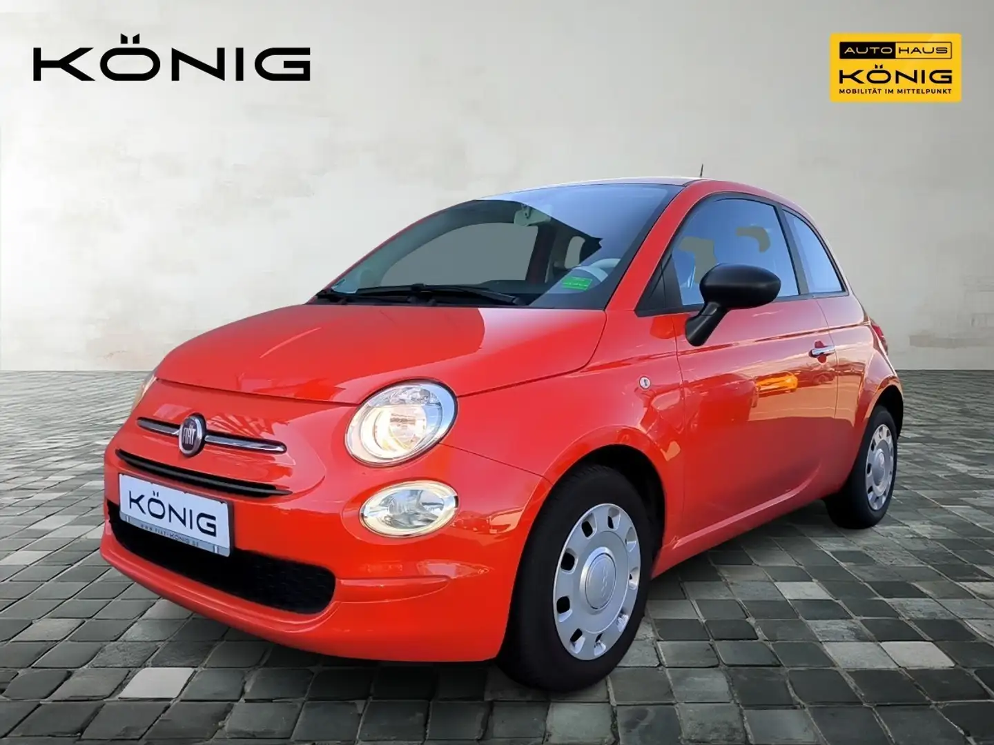 Fiat 500 1.0 Mild Hybrid Cult Klima*Tempomat*DAB+ Orange - 1