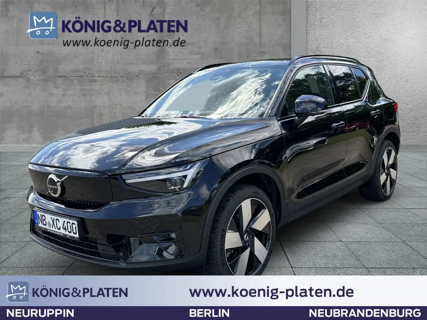 Volvo XC40 Twin Pure Electric AWD Ultimate Recharge Klima Schwarz - 1